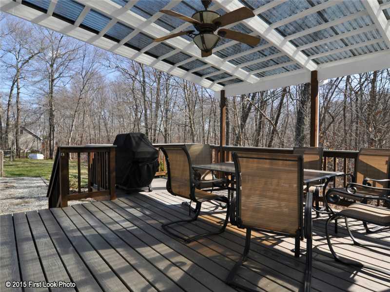 38 Briarwood Hill Road Exeter, RI 02822 - Photo 23 of 25 Patio/Deck. Large Deck for entertaining.