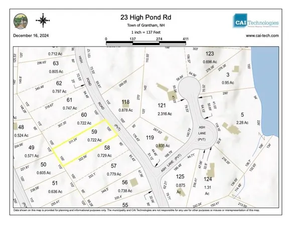$18,999 | 23 High Pond Road, Grantham, NH 03753