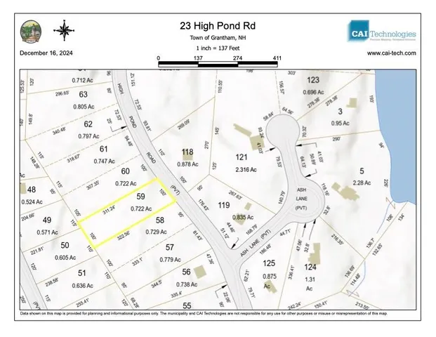 $24,000 | 23 High Pond Road, Grantham, NH 03753