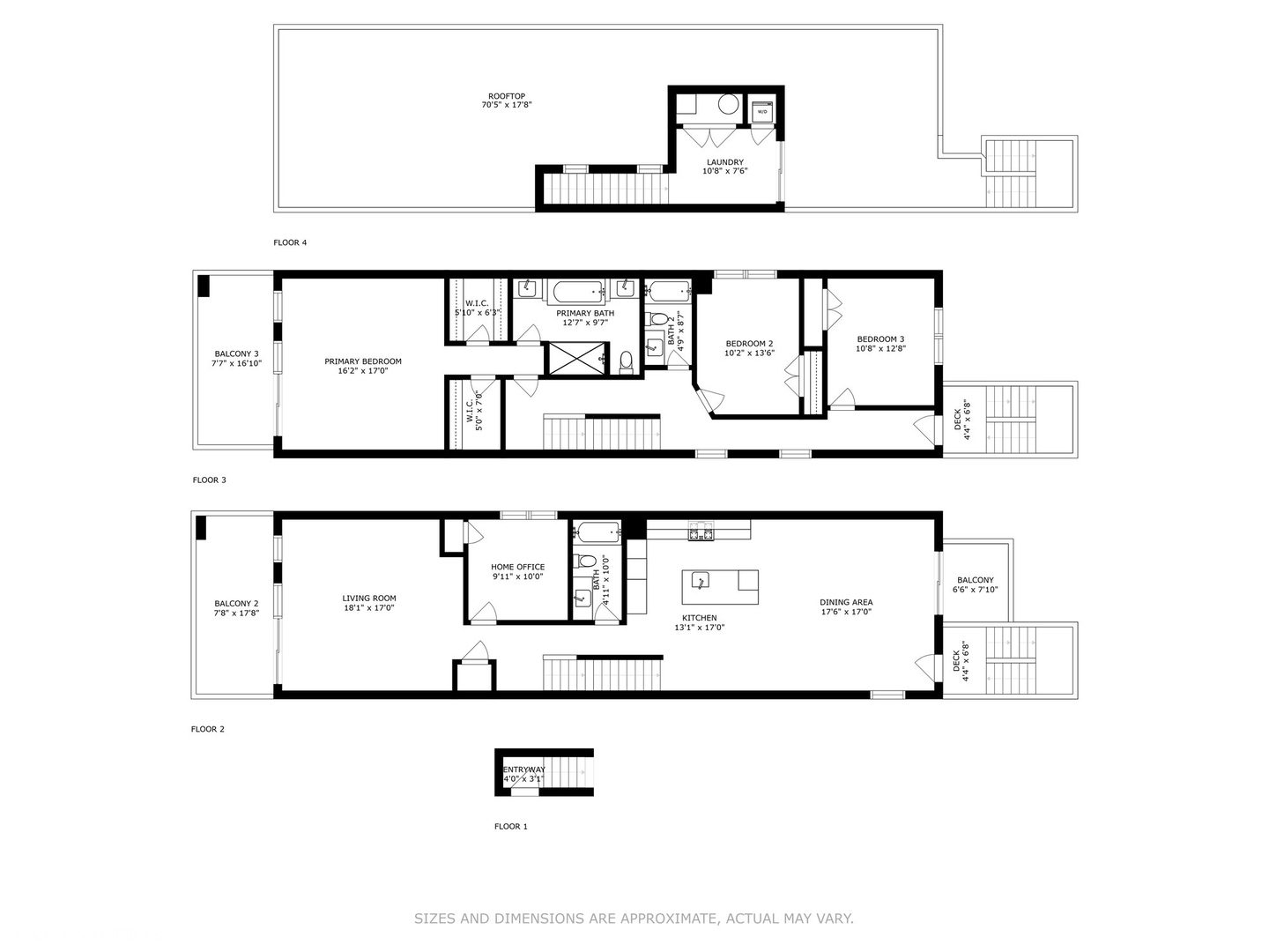 1219 North Cleaver Street, Unit 2 Chicago, IL 60642 - Photo 19 of 23 a picture of a floor plan