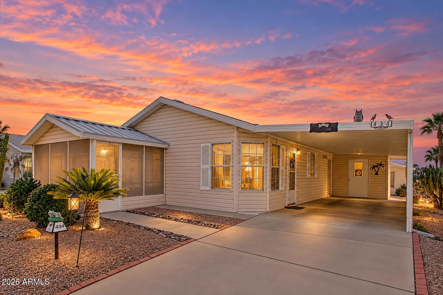 215 North Power Road, Unit 434 Mesa, AZ 85205 - Photo 2 of 18 Side Twilight