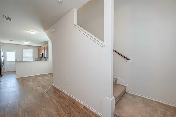 a view of livingroom with hardwood