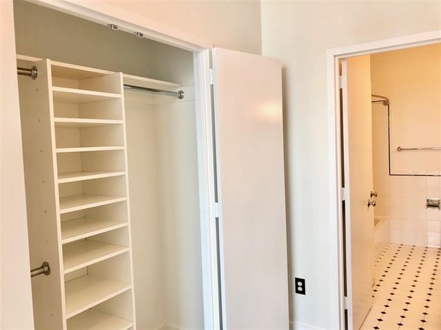 1500 Washington Street, Unit 8I Hoboken, NJ 07030 - Photo 10 of 21 a view of walk in closet with empty racks
