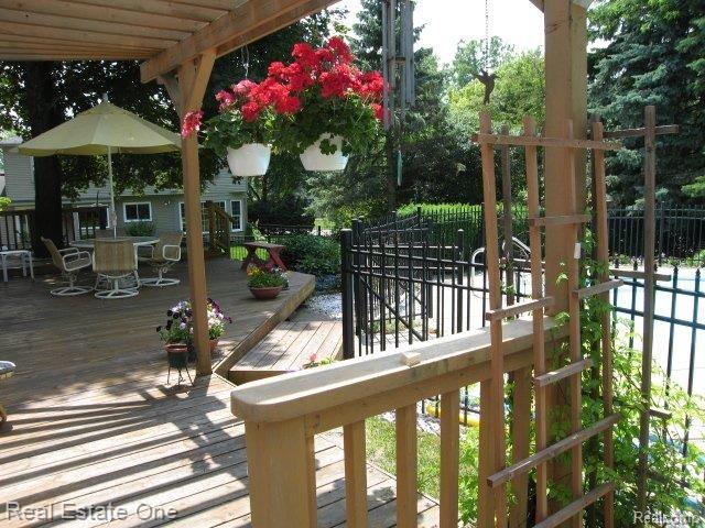 1057 Hackberry Circle Rochester, MI 48309 - Photo 2 of 17 Deck With Pergola.JPG