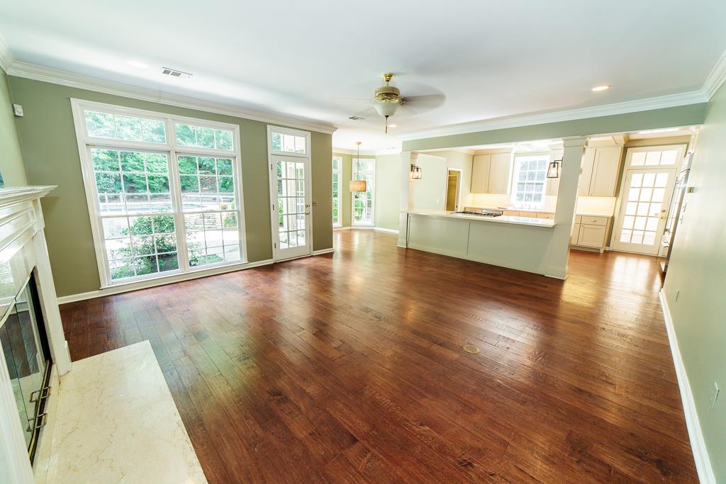 707 Double Churches Road Columbus, GA 31904 - Photo 24 of 59 Family room w fireplace overlooks kitchen & pool o