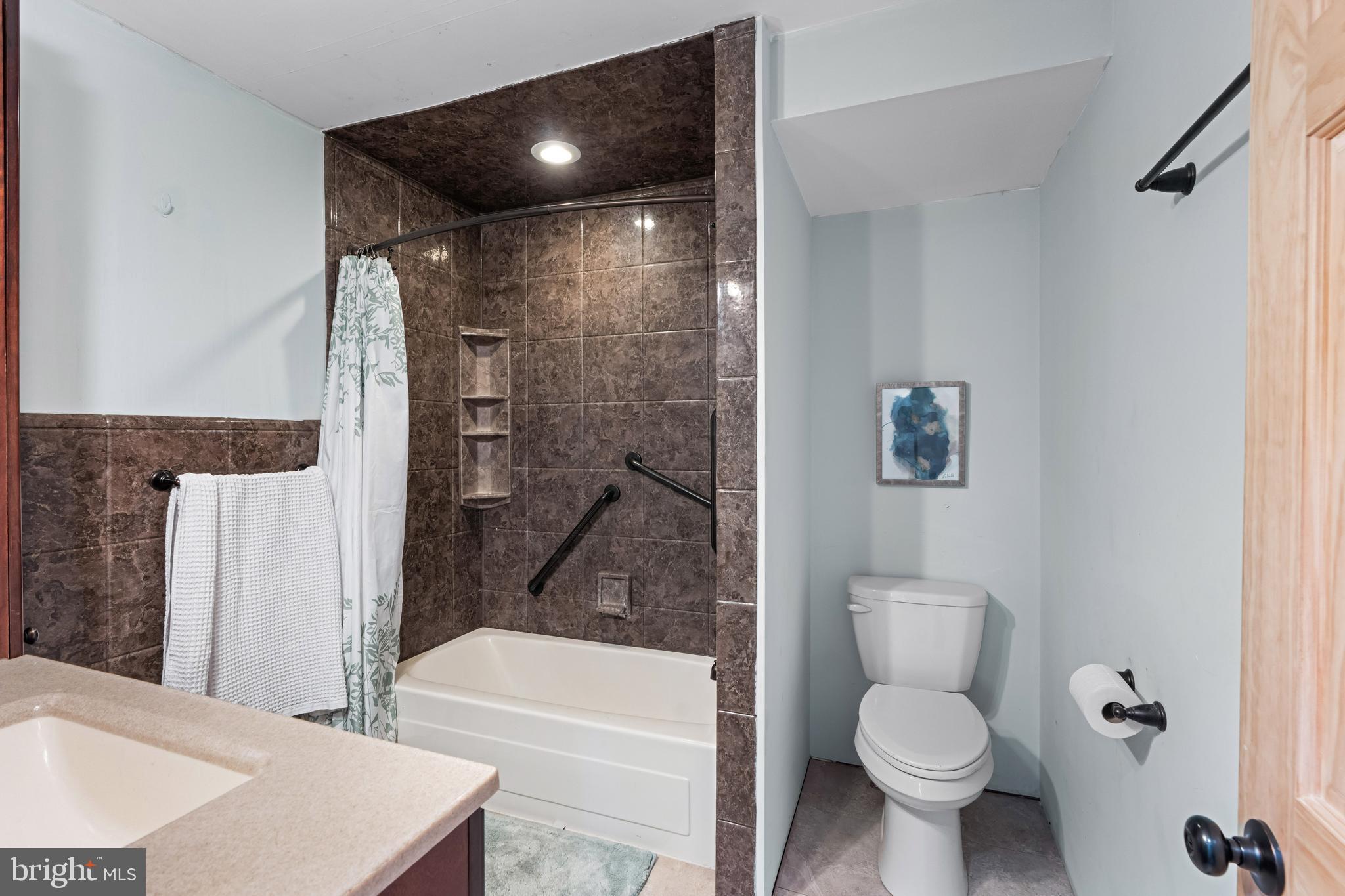 51 Hausman Road Lenhartsville, PA 19534 - Photo 48 of 64 a bathroom with a toilet a sink and a bathtub