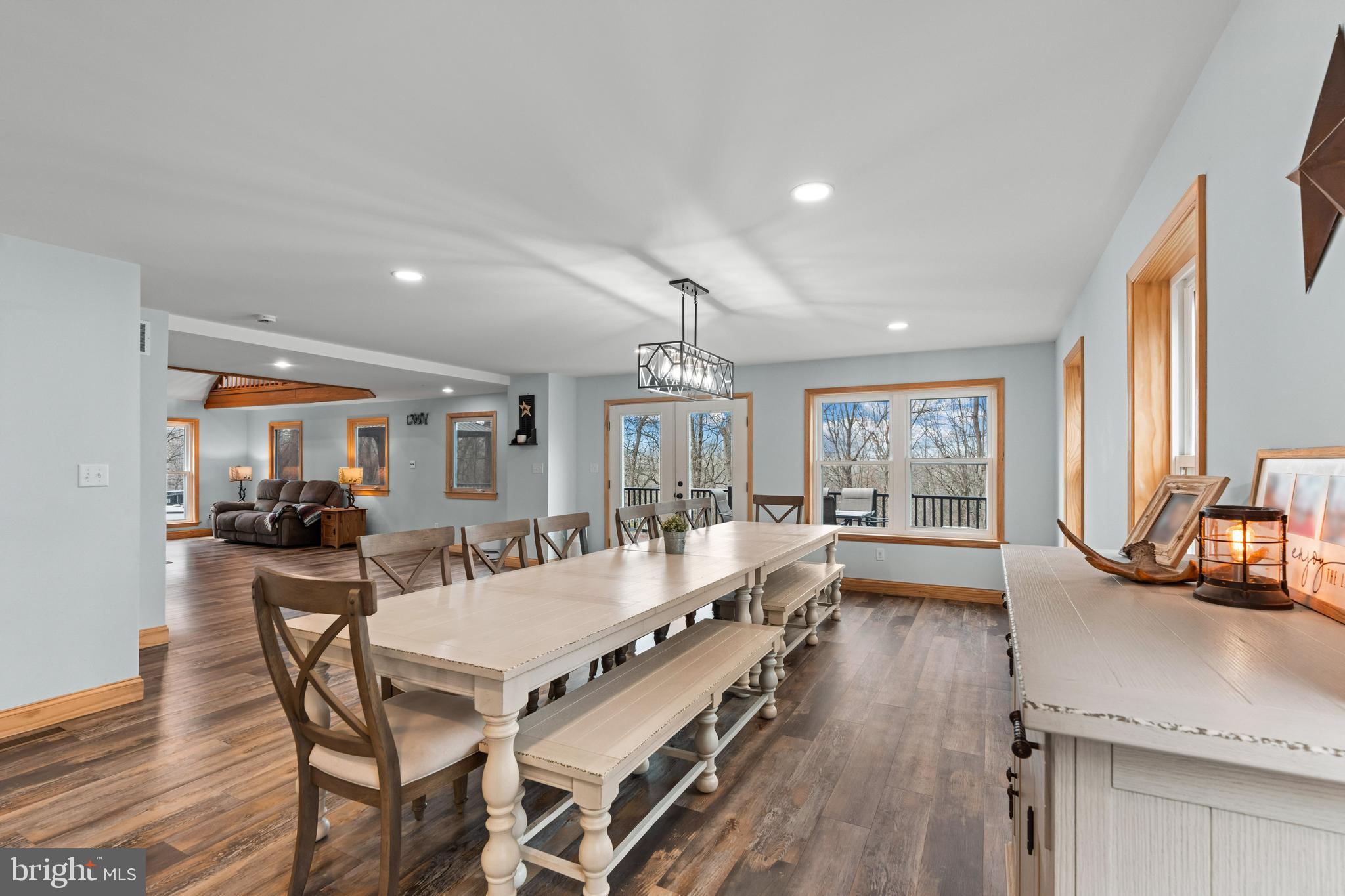 51 Hausman Road Lenhartsville, PA 19534 - Photo 6 of 64 a view of a dining room with furniture window and wooden floor