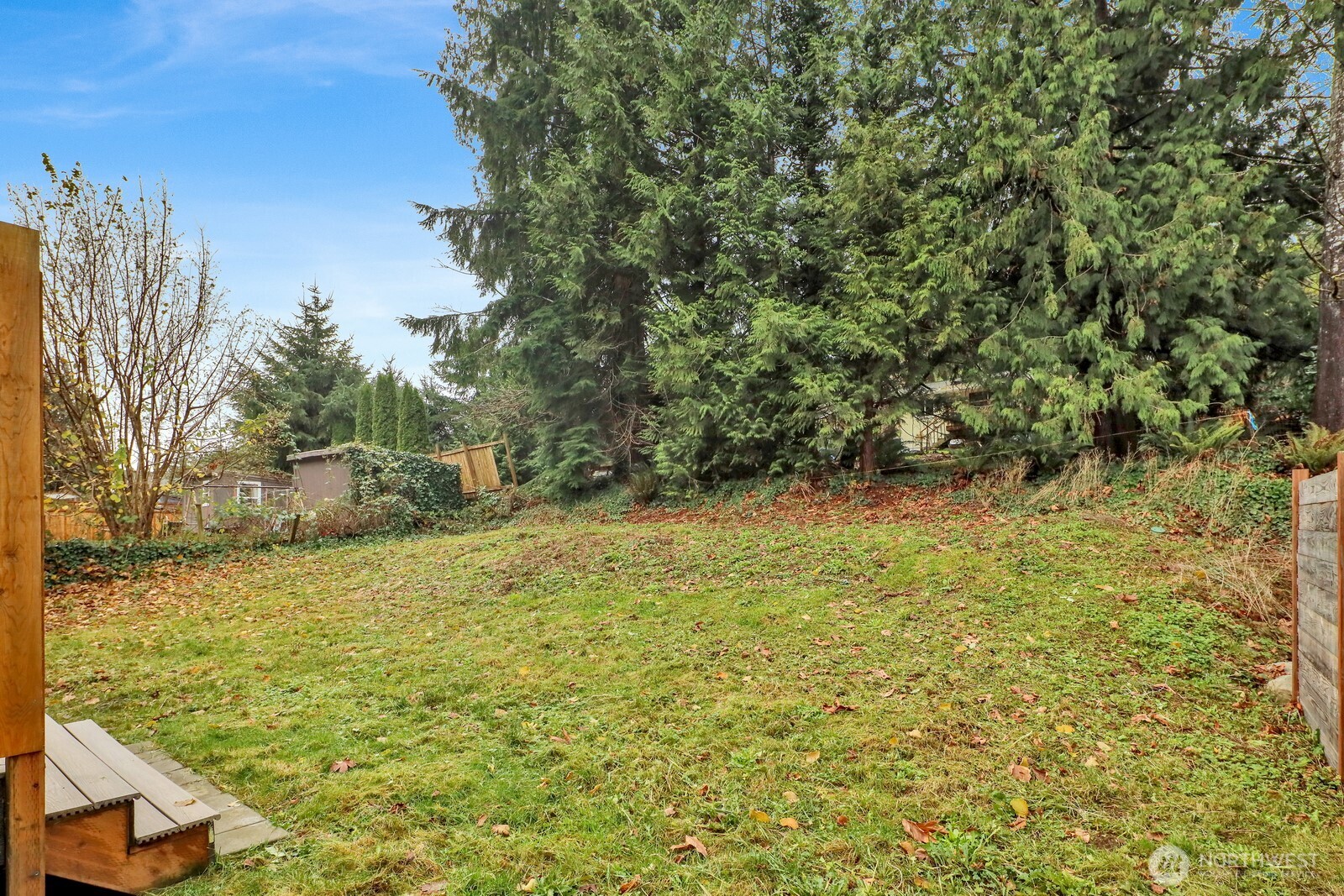 467 Cain Lake Road Sedro-Woolley, WA 98284 - Photo 25 of 28 a view of a yard with an outdoor space