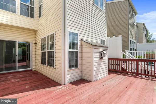 a view of a house with a deck