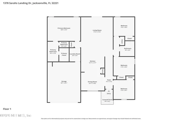 $325,000 | 1378 Sarahs Landing Drive, Jacksonville, FL 32221