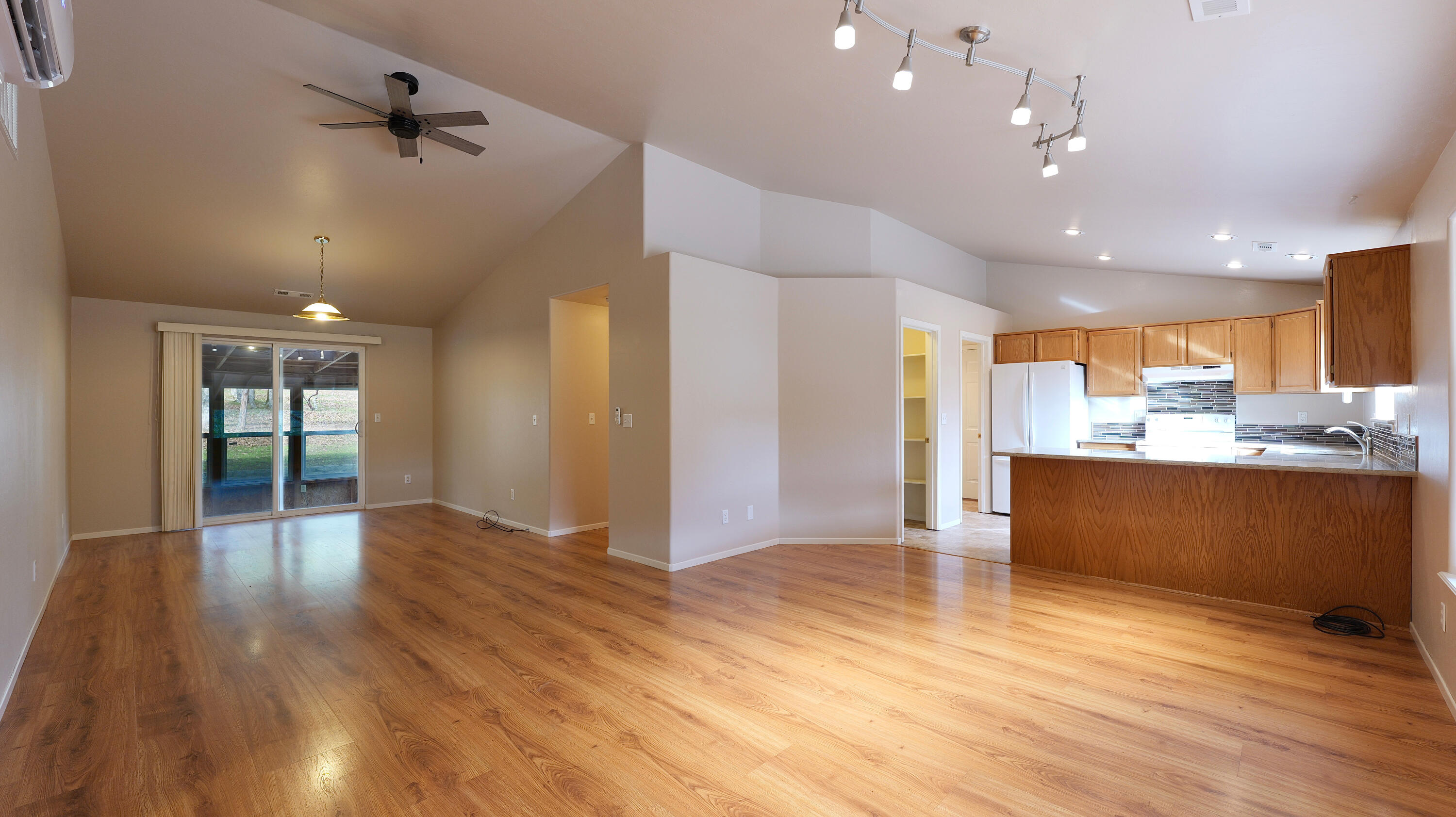 204 Shipley Terrace Prospect, OR 97536 - Photo 16 of 61 a view of kitchen and kitchen with wooden floor