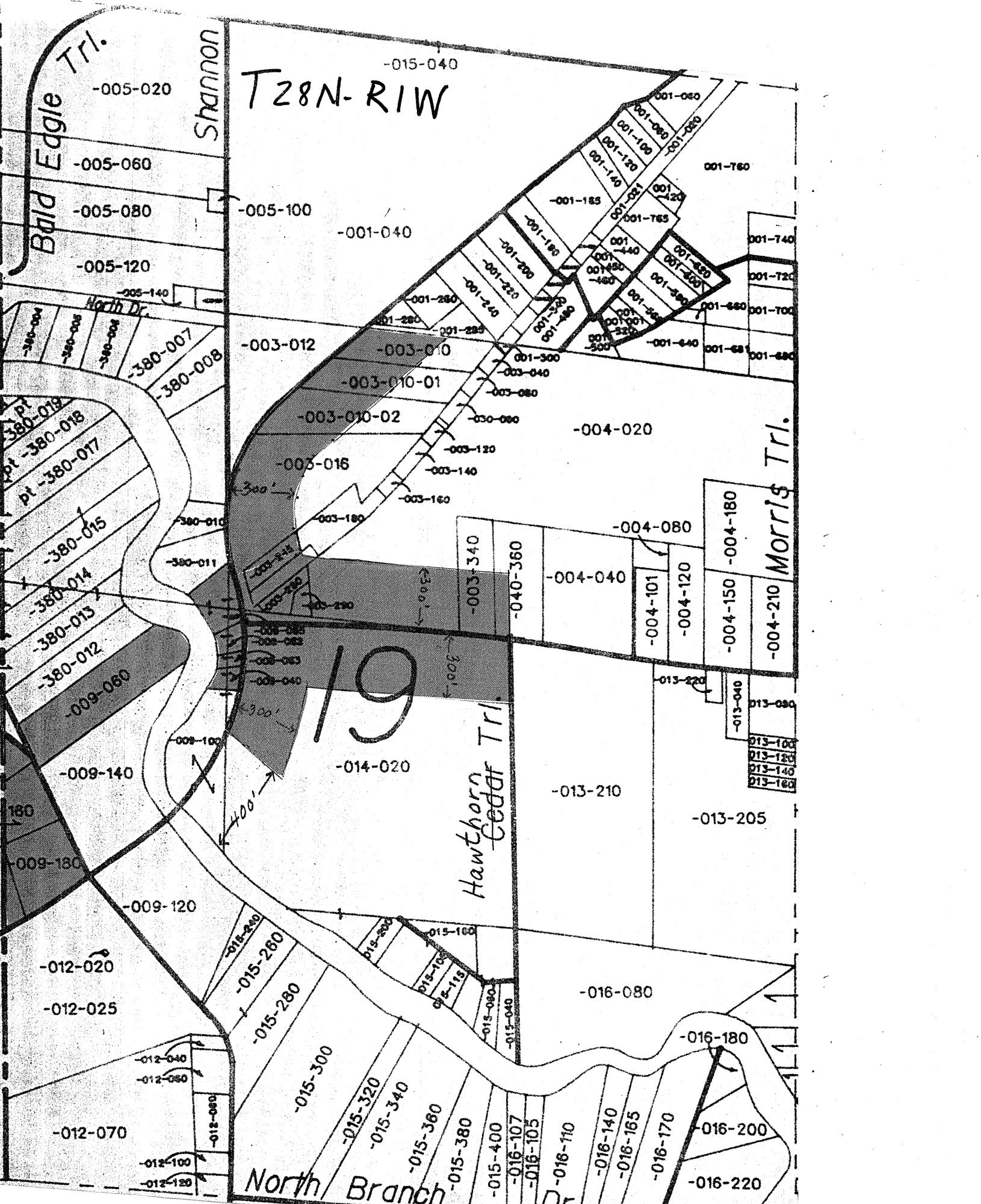 612 East Grayling Mi 49738 Grayling, MI 49738 - Photo 14 of 14 Lovell TWP Plat