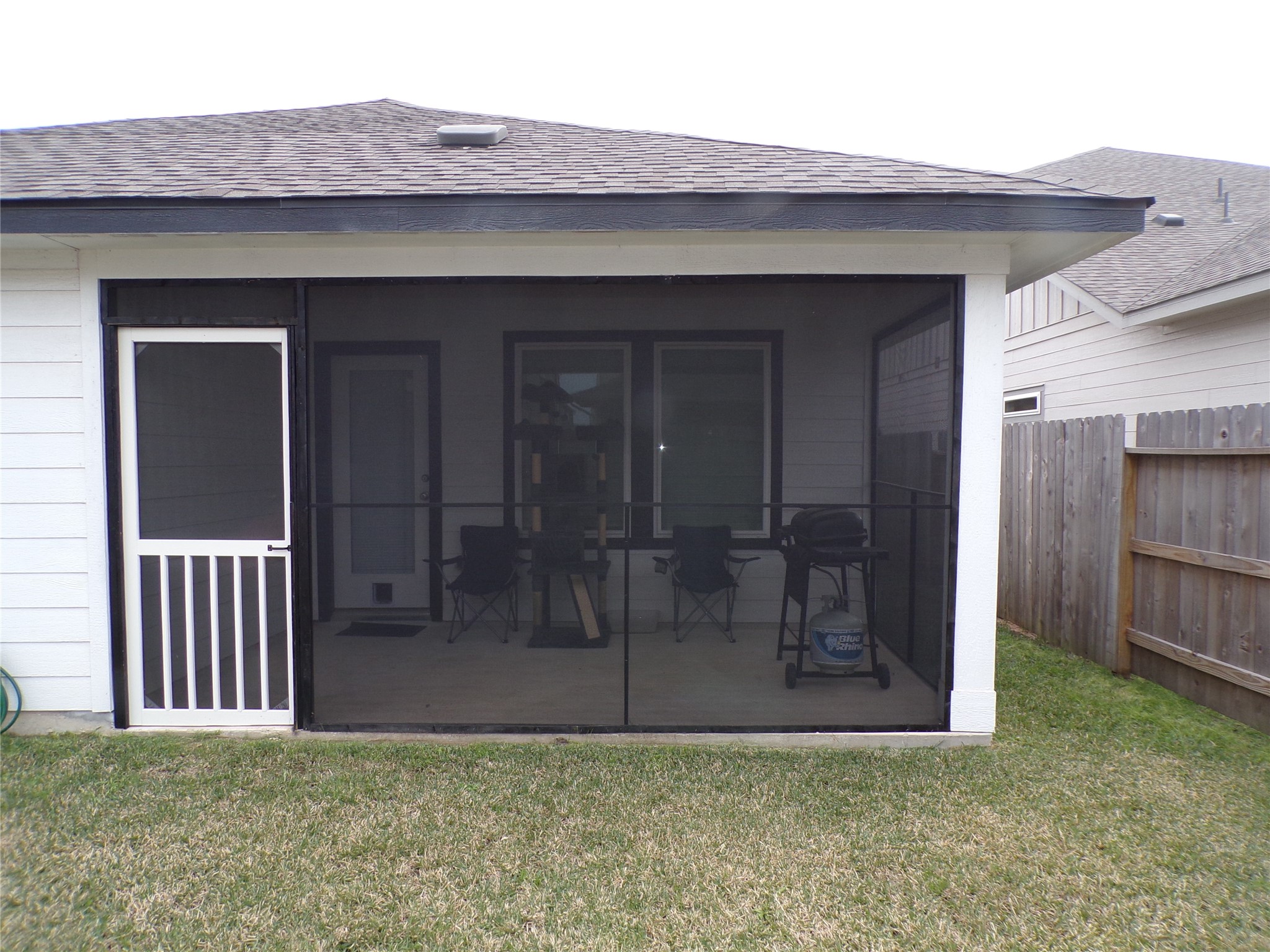 15419 Dapple Blf Lane Conroe, TX 77302 - Photo 19 of 19 a view of a porch with a bench