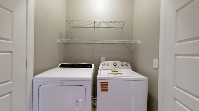 a view of balcony with wooden floor