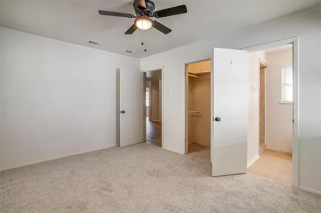 a view of an empty room