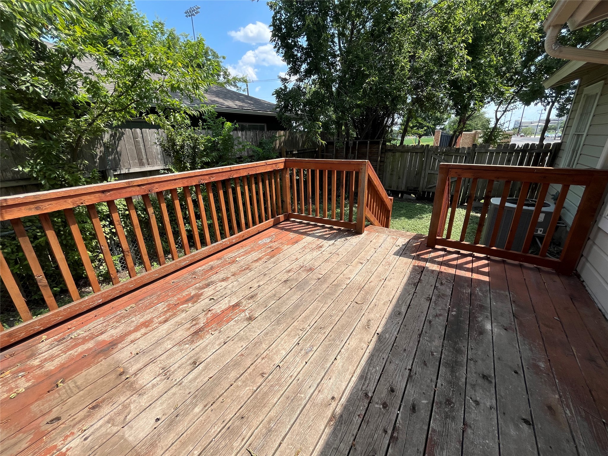 5101 Guadalupe Street, Unit A Austin, TX 78751 - Photo 25 of 28 a view of deck with wooden floor and outdoor space