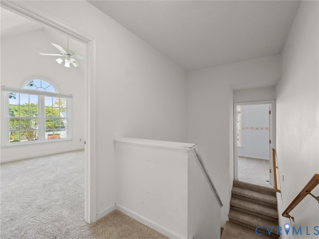 10713 Hamlin Way Chester, VA 23831 - Photo 37 of 49 Second-level hallway with split-bedroom layout for