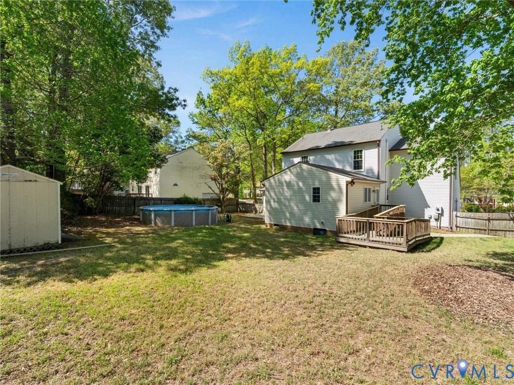 10713 Hamlin Way Chester, VA 23831 - Photo 46 of 49 Private, fenced backyard with room to relax and en