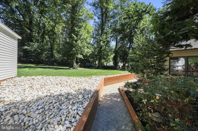 a balcony with trees in front of it