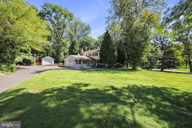 a view of a swimming pool with an outdoor space