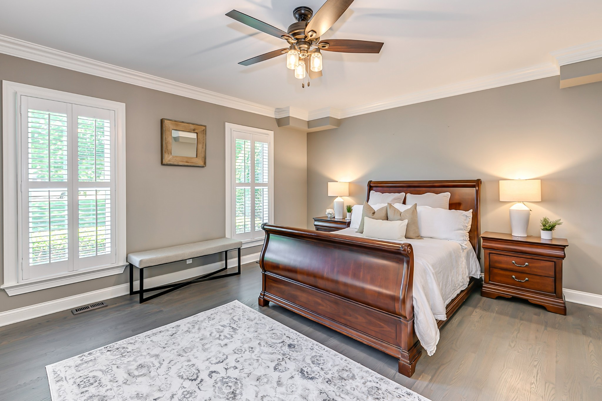 8204 Alamo Road Brentwood, TN 37027 - Photo 14 of 41 a bedroom with a bed and a window