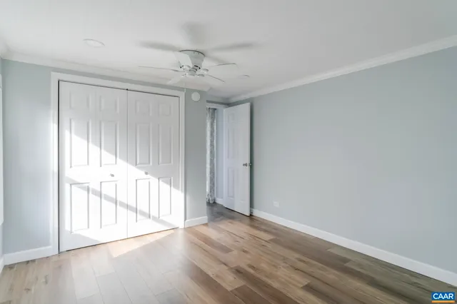 wooden floor in an empty room