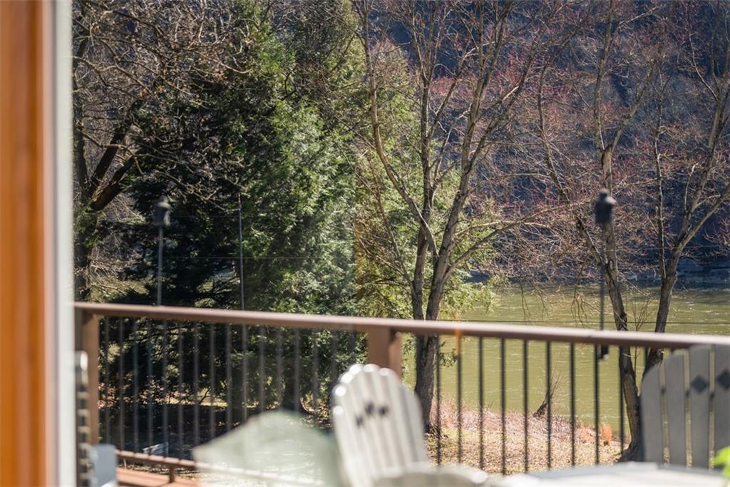 192 Mountain Laurel Road Emlenton, PA 16373 - Photo 17 of 50 Look out the sliding glass doors and this is your view.