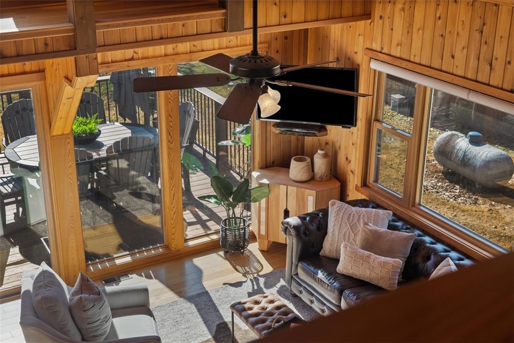 192 Mountain Laurel Road Emlenton, PA 16373 - Photo 23 of 50 The view from above in the loft.