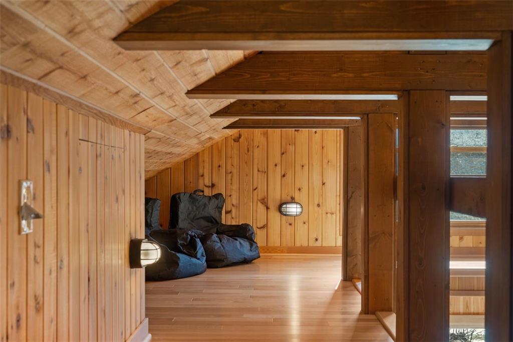 192 Mountain Laurel Road Emlenton, PA 16373 - Photo 24 of 50 A wrap around loft area has light sconces to illuminate the space.