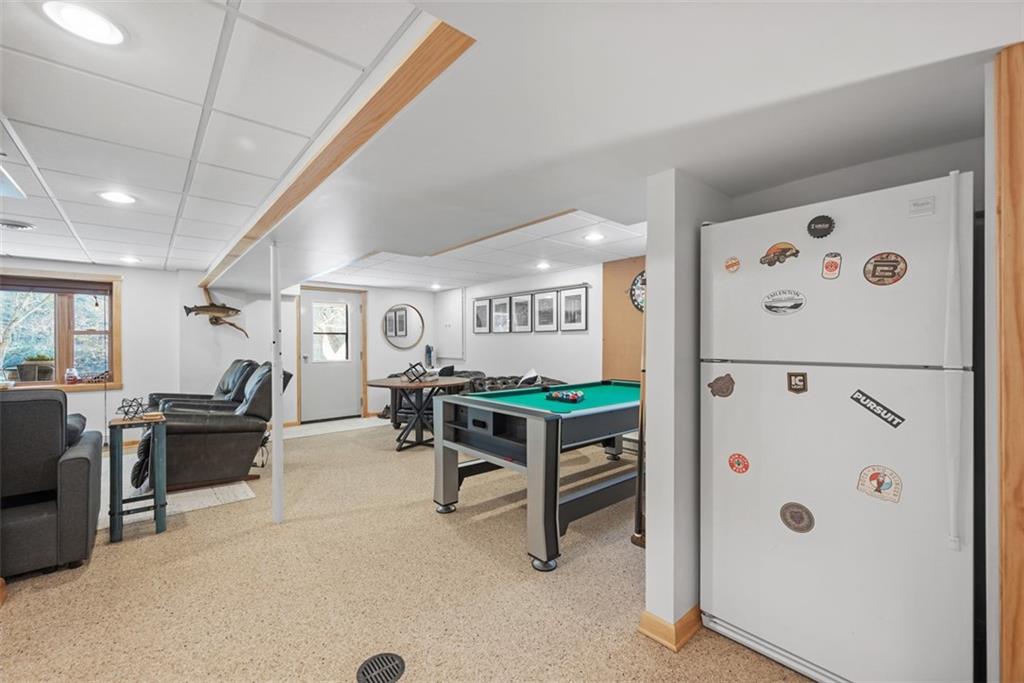 192 Mountain Laurel Road Emlenton, PA 16373 - Photo 28 of 50 Play a game of pool and grab a drink from the 2nd refrigerator found in the basement.
