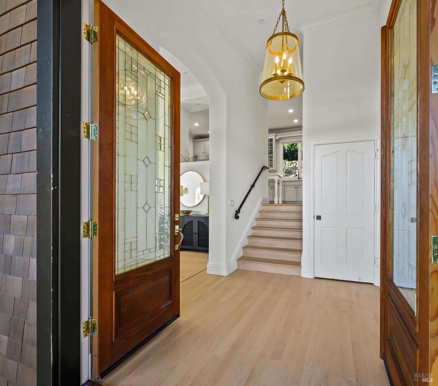 33 Acorn Way Kentfield, CA 94904 - Photo 8 of 58 a view of entryway and hall with wooden floor
