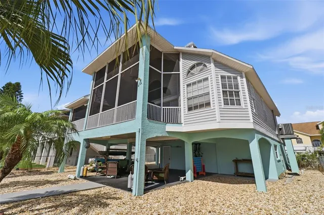 a front view of a building