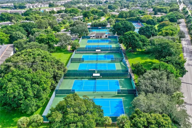 a aerial view of swimming pool