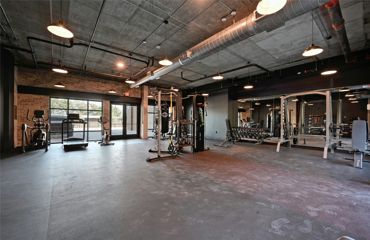 4510 Terry-O Lane, Unit 138 Austin, TX 78745 - Photo 36 of 40 a view of a studio with gym equipment