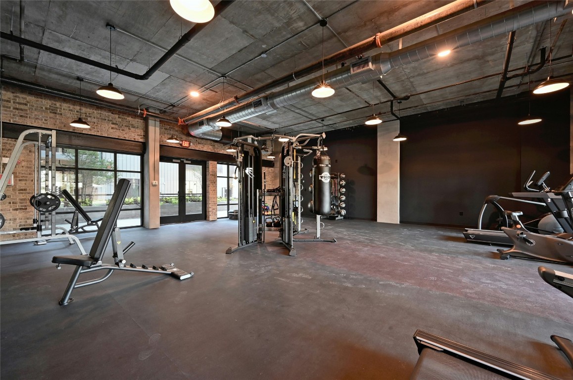 4510 Terry-O Lane, Unit 138 Austin, TX 78745 - Photo 37 of 40 a view of a room with gym equipment