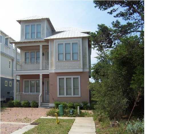 27 Pompano Ct Inlet Beach Inlet Beach, FL 32461 - Photo 7 of 23 a front view of a house with garden