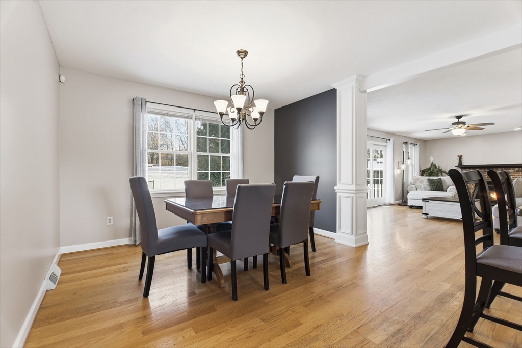 2 John Mason Road Southwick, MA 01077 - Photo 10 of 41 a view of a dining room with furniture and wooden floor
