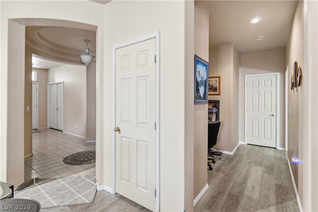 2823 Rippling Springs Street Laughlin, NV 89029 - Photo 24 of 89 Hallway with a desk and light wood-style floors