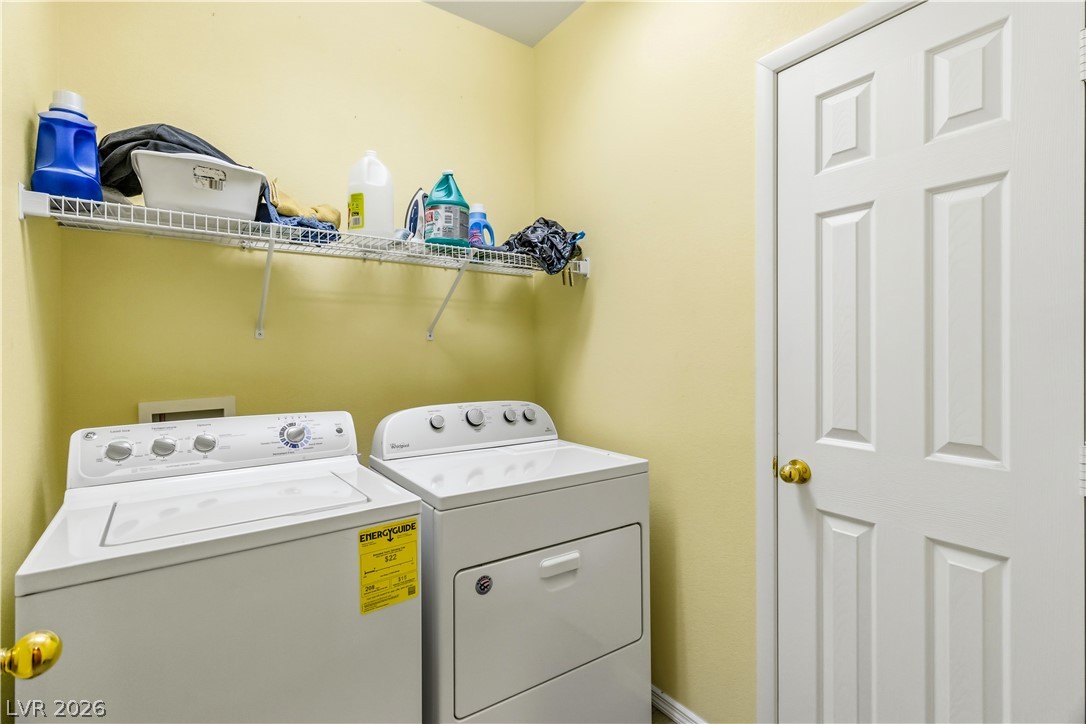 2823 Rippling Springs Street Laughlin, NV 89029 - Photo 48 of 89 Laundry room with new washing machine and dryer