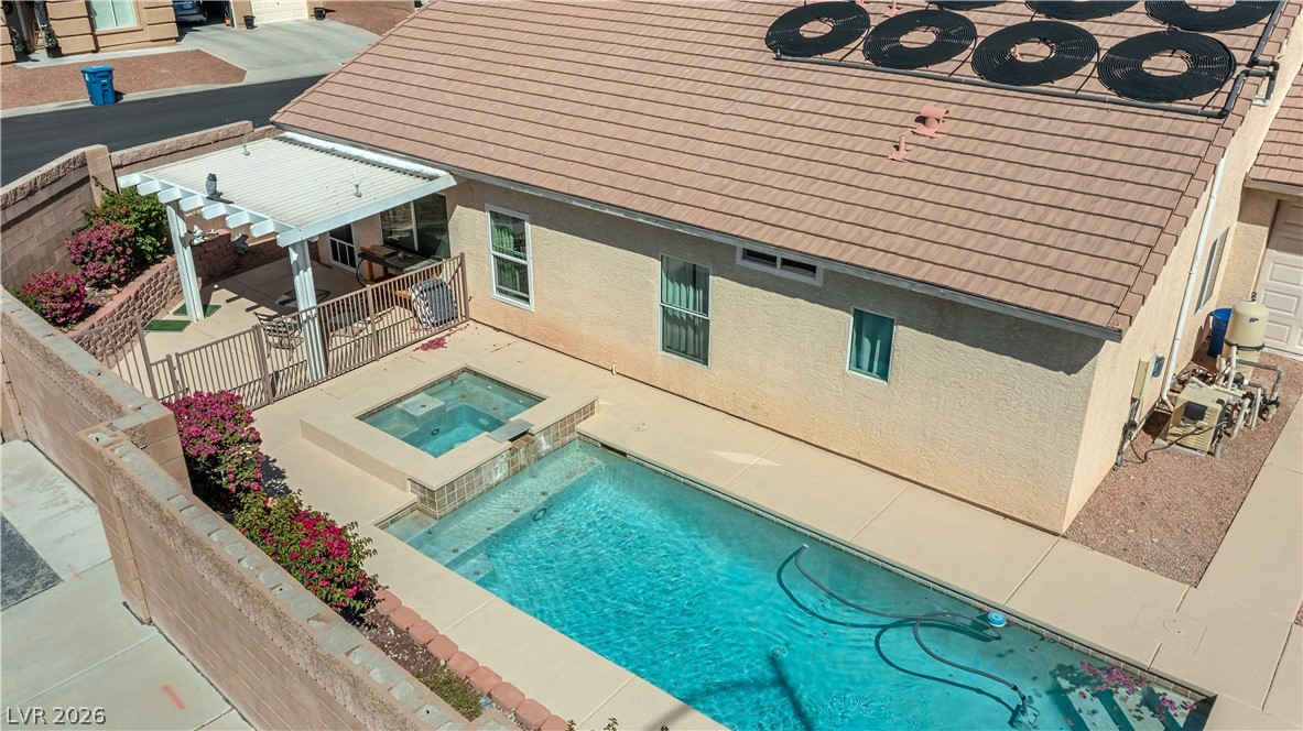 2823 Rippling Springs Street Laughlin, NV 89029 - Photo 86 of 89 Integrated pool / spa featuring a patio