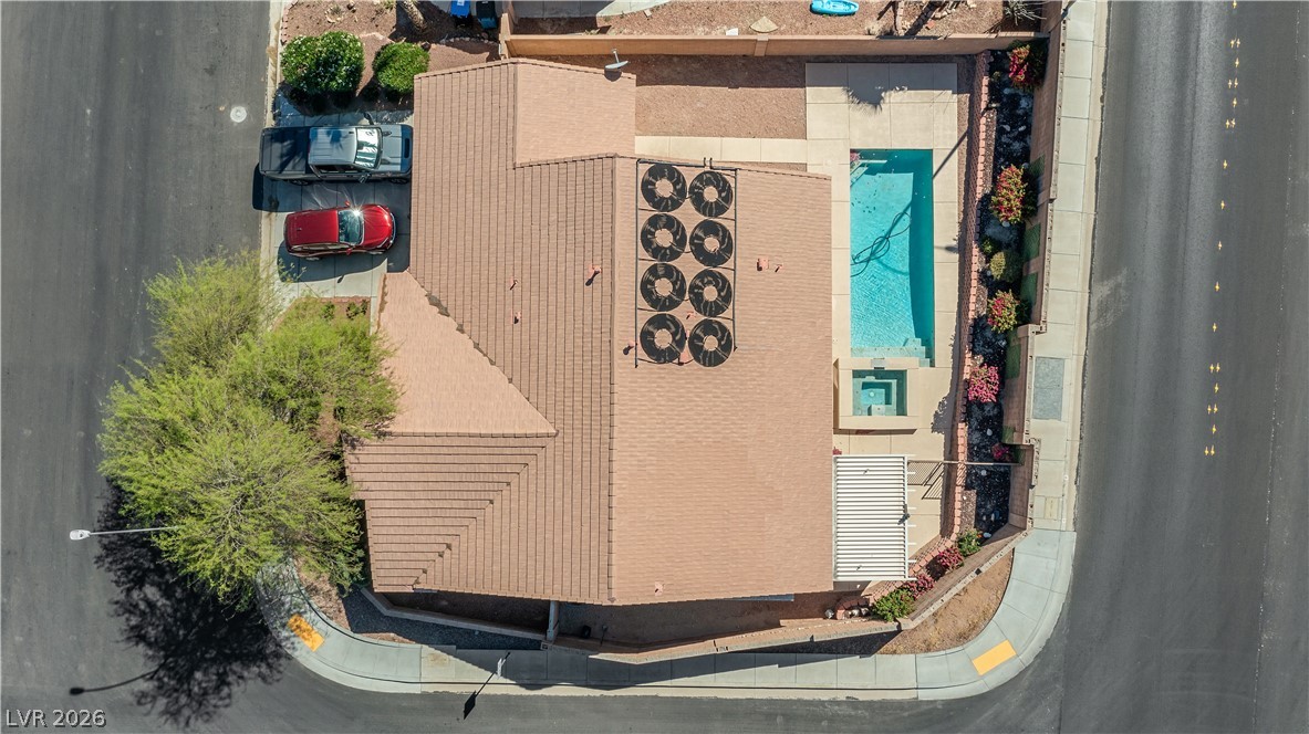 2823 Rippling Springs Street Laughlin, NV 89029 - Photo 89 of 89 Aerial view of a pool
