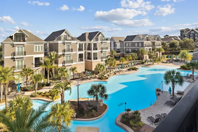 a view of a city with tall buildings