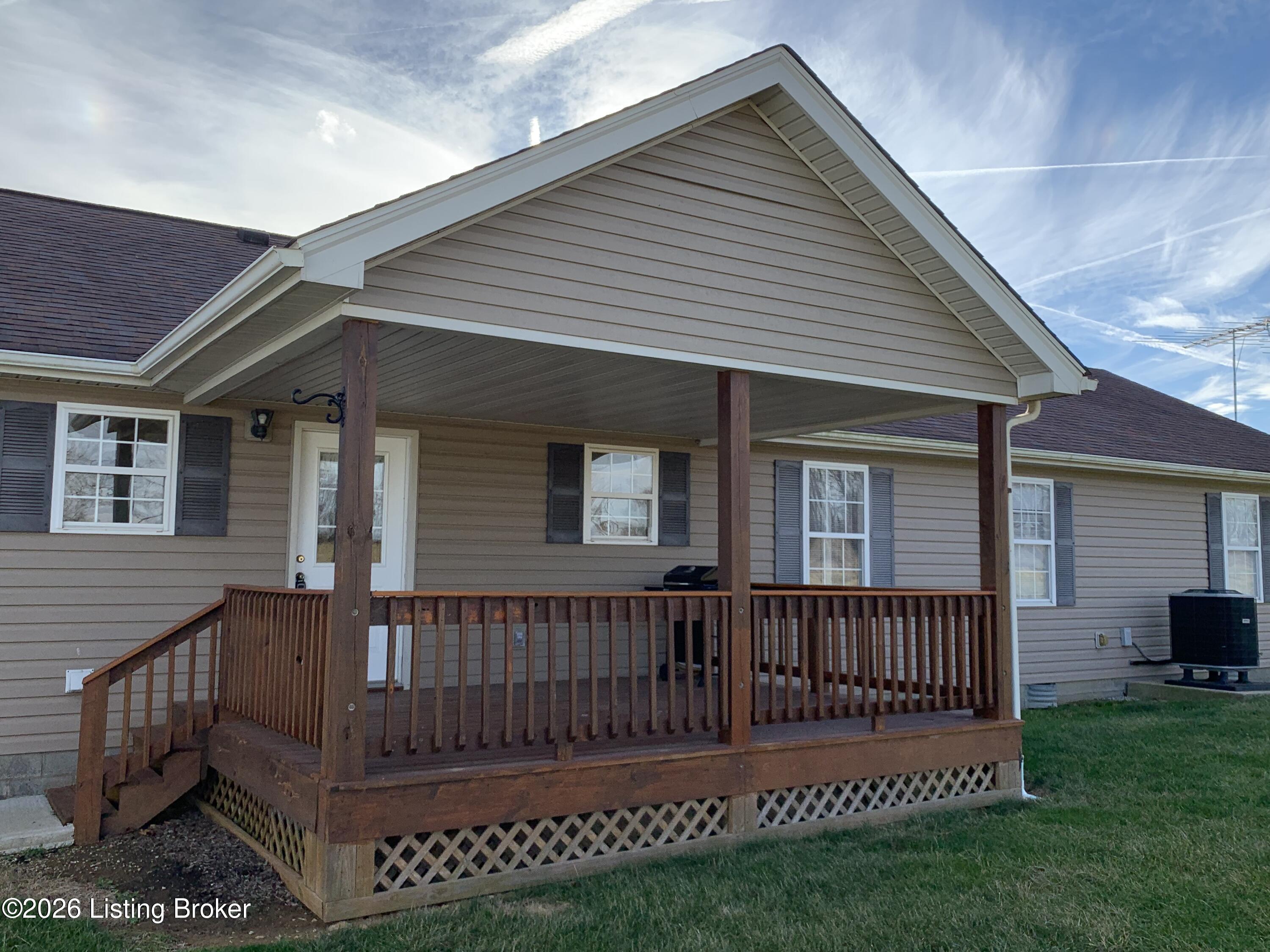 6156 South Property Road Pleasureville, KY 40057 - Photo 22 of 74 Covered back deck.