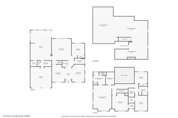 $1,299,999 | 3 Cairnes Lane, East Brunswick, NJ 08816