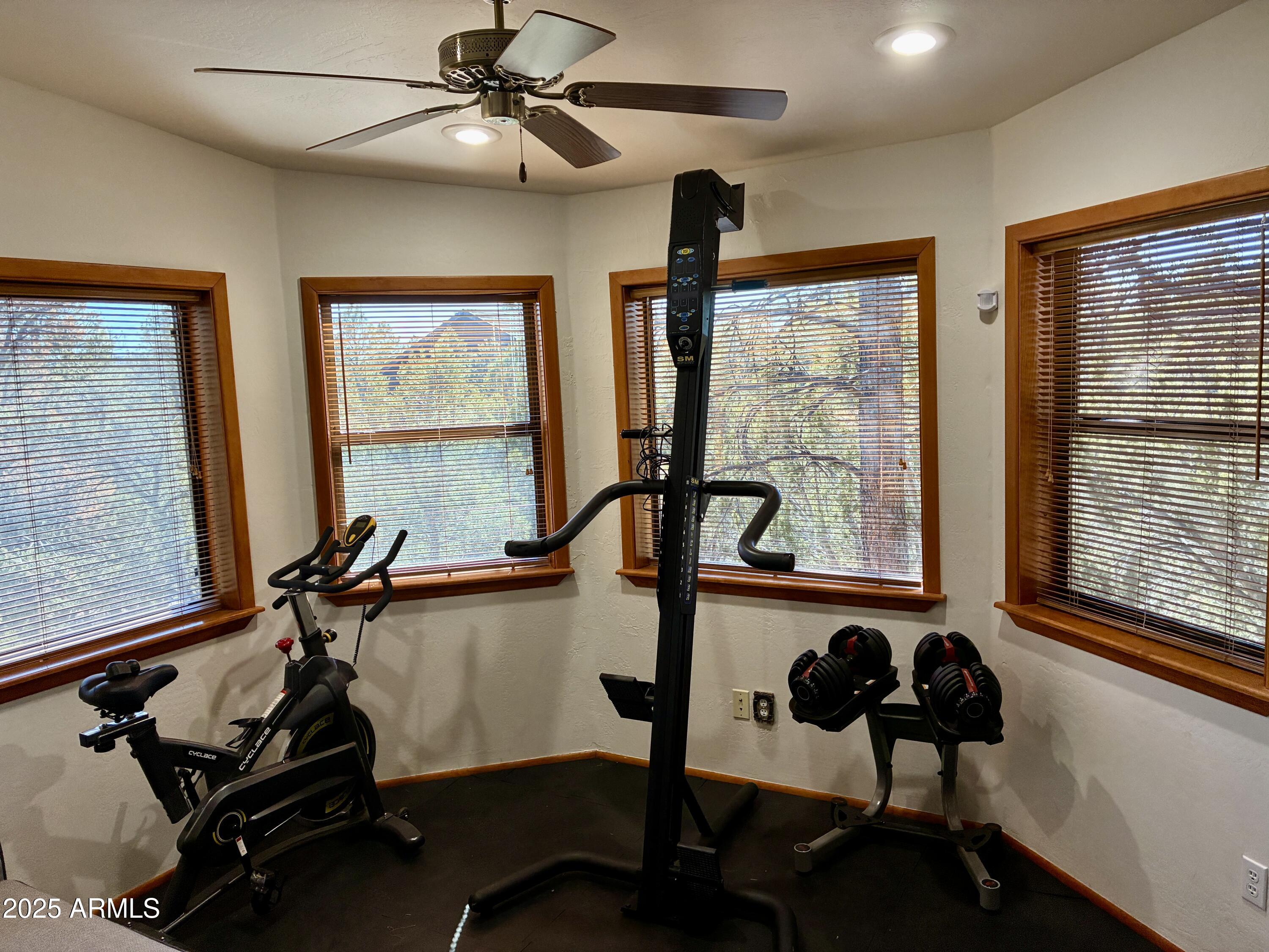 2761 Apollo Circle Overgaard, AZ 85933 - Photo 14 of 52 a room with gym equipment and windows