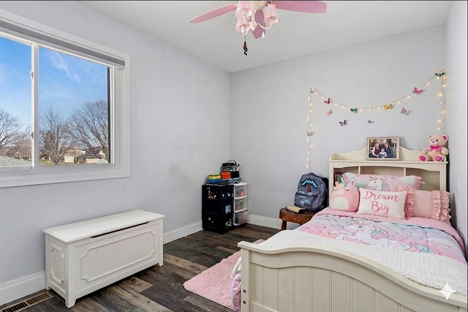 313 Thistle Drive Bolingbrook, IL 60490 - Photo 10 of 23 a bedroom with a bed and wooden floor
