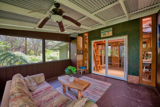 a outdoor space with furniture