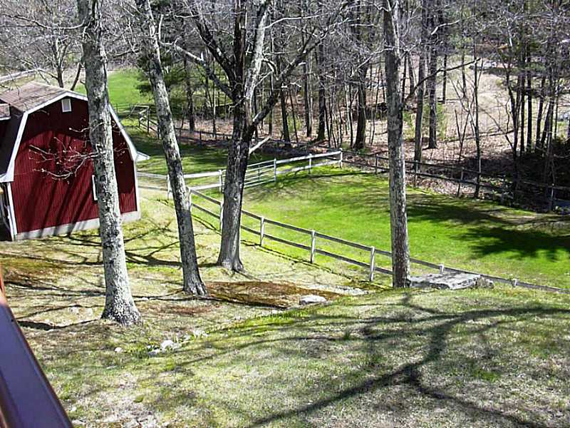 100 Log Road North Smithfield, RI 02830 - Photo 19 of 24 Yard/Garden. Watch you horses from your deck while your sipping on a nice glass of wine! No it s not heaven yet but pretty close!