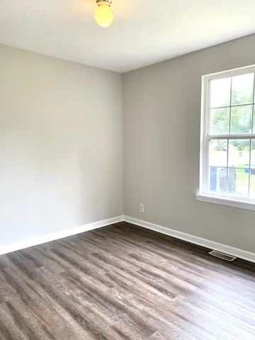 wooden floor in a room