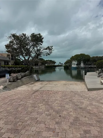 a view of a lake with houses